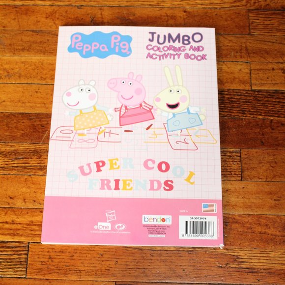 Peppa Pig Toys | Peppa Pig Jumbo Coloring Book Activity New | Poshmark